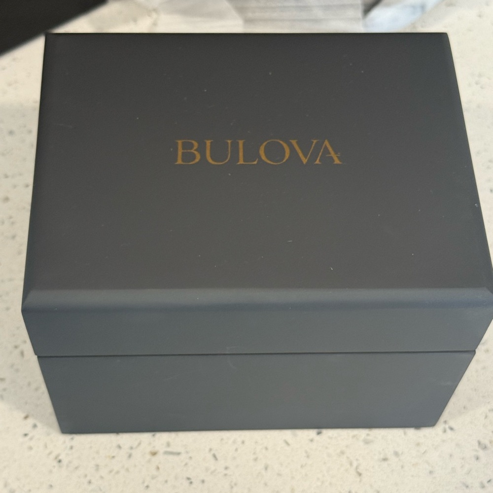 Bulova Silver and Black Chronograph Watch - Picture 4 of 7